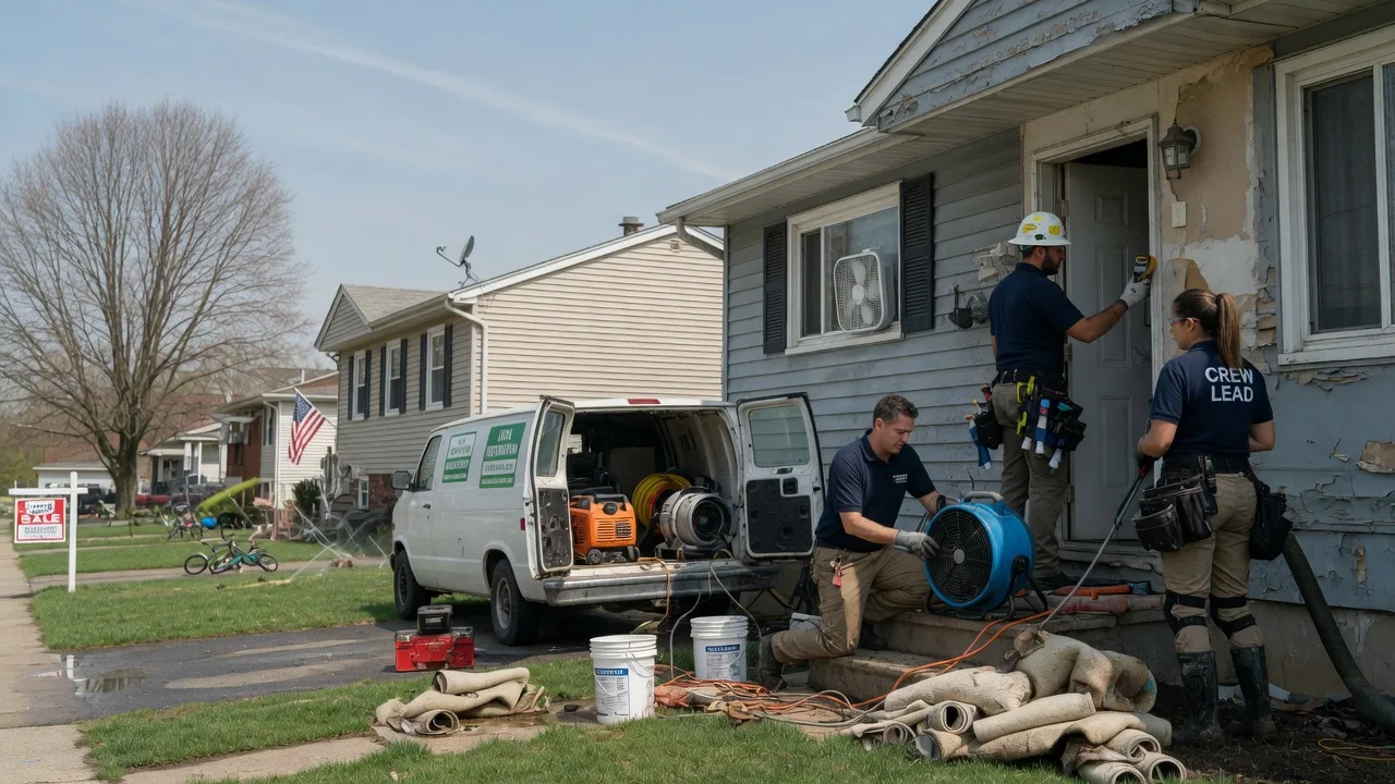 Flood Cleanup in Montrose, IL near me