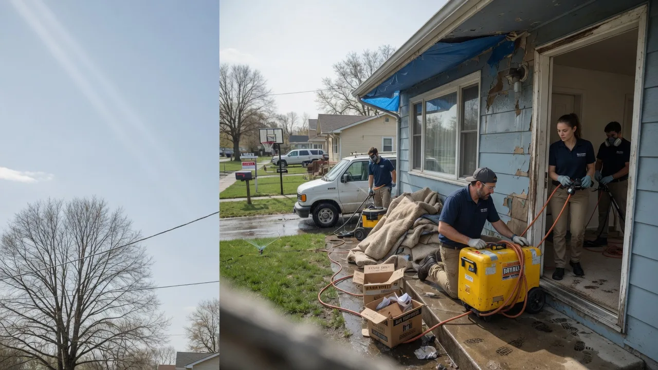 Basement Flood Cleanup in Montrose, IL near me